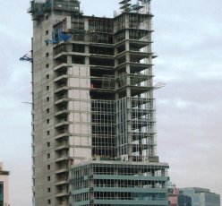 Bank NISP Jakarta Construction Phase