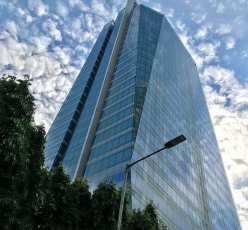 Bottom View of Satrio Office Tower