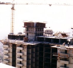 The Chrysant Rajawali Condominium Construction Top View